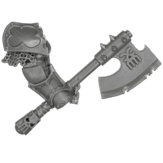 Warhammer AoS Bitz: Chaos - Khorne Blood Warriors - Weapon A1 - Goreaxe, Right