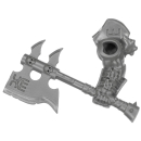 Warhammer AoS Bitz: CHAOS - 008 - Khorne Bloodbound Blood Warriors - Weapon E1 - Goreaxe, Right