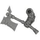 Warhammer AoS Bitz: CHAOS - 008 - Khorne Bloodbound Blood Warriors - Weapon H3 - Goreaxe, Right