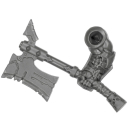 Warhammer AoS Bitz: Chaos - Khorne Blood Warriors - Waffe H3 - Goreaxe, Rechts
