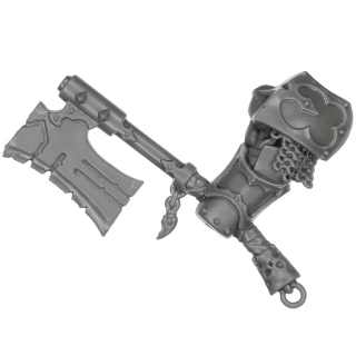 Warhammer AoS Bitz: Chaos - Khorne Blood Warriors - Weapon L1 - Goreaxe, Left