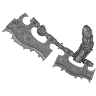 Warhammer AoS Bitz: Chaos - Khorne Blood Warriors - Waffe Z3 - Goreglaive