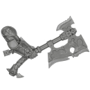 Warhammer AoS Bitz: Chaos - Khorne Blood Warriors - Waffe Z4 - Goreaxe, Champion, Links