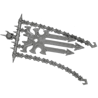 Warhammer AoS Bitz: Chaos - Khorne Blood Warriors - Weapon Z5 - Icon / Banner