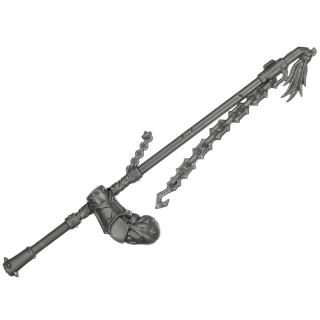 Warhammer AoS Bitz: Chaos - Khorne Blood Warriors - Waffe Z6 - Ikone / Banner, Stange