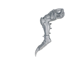 Warhammer 40k Bitz: Dark Eldar Scourges Legs D2 - Right