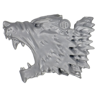 Warhammer 40k Bitz: Space Wolves - Donnerwolf Kavallerie - Kopf H1 - Links, Wolf II