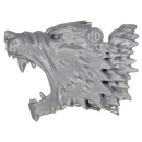 Warhammer 40k Bitz: Space Wolves - Donnerwolf Kavallerie - Kopf H1 - Links, Wolf II