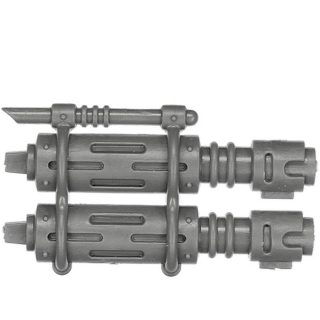 Warhammer 40k Bitz: Adeptus Mechanicus - Onager Dunecrawler - Weapon C2 - Twin Phosphor Blaster II, Left Side