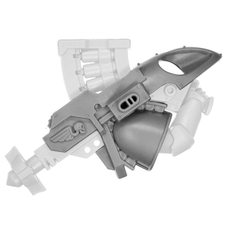 Warhammer 40k Bitz: Space Marines - Taktischer Trupp MK IV - Waffe M4 - Front, Schulterpanzer
