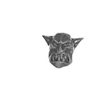 Warhammer 40k Bitz: Orks - Ork Battlewagon - Grot Turret J - Gretchin, Head