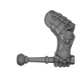 Warhammer ToW Bitz: Zwergen-Bergstädte - Hammerträger - Arm E1 - Links, Trommelstock