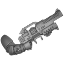 Warhammer 40k Bitz: Space Marines - Primaris Hellblasters - Torso A6 - Right, Plasma Incinerator