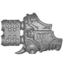 Warhammer 40k Bitz: Chaos Space Marines - Helbrute - Waffe E2 - Multimelter, Rechts, Innen
