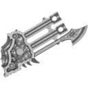 Warhammer 40k Bitz: Chaos Space Marines - Helbrute - Weapon F1 - Reaper Autocannon, Right, Inward
