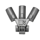 Warhammer 40k Bitz: Space Marines - Ehrwürdiger Cybot -  Torso D1 - Nebelwerfer, Front