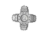 Warhammer 40k Bitz Space Marine - Venerable Dreadnought - Torso B4 - Foot, Left