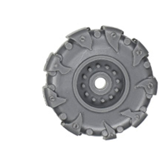 Warhammer 40k Bitz: Orks - Ork Warbiker Mob - Bike Frame C3 - Half of a Wheel