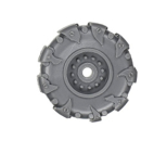 Warhammer 40k Bitz: Orks - Ork Warbiker Mob - Bike Frame C3 - Half of a Wheel