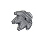 Warhammer 40k Bitz: Space Wolves - Thunderwolf Cavalry - Torso F6 - Thunderwolf II, Foot
