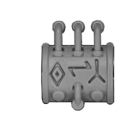 Warhammer 40k Bitz: Space Wolves - Venerable Dreadnought, Bjorn, Murderfang - Waffe I3 - Hellfrost Kanone