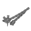 Warhammer AoS Bitz: CHAOS - Putrid Blightkings - Weapon Arm W1 - Chain+Skull (King C)