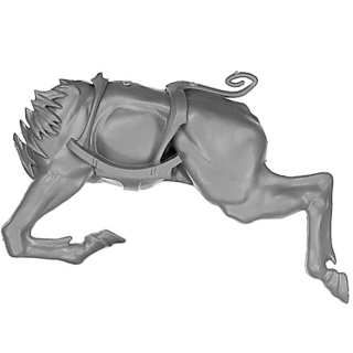 Warhammer ToW Bitz: Wood Elf Realms - Wild Riders - Torso K2 - Steed of Isha / Kurnous