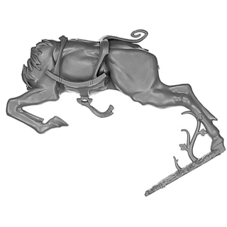 Warhammer ToW Bitz: Wood Elf Realms - Wild Riders - Torso O2 - Steed of Isha / Kurnous