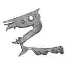 Warhammer AoS Bitz: VAMPIRF&Uuml;RSTEN - Fluchritter - Kopf M2 - Skelettpferd