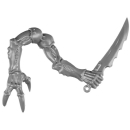 Warhammer 40k Bitz: Genestealer Cults - Acolyte Hybrids - Waffe B3 - Arm+Messer