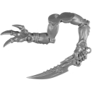 Warhammer 40k Bitz: Genestealer Cults - Acolyte Hybrids - Waffe B5 - Arm+Messer