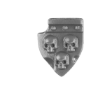 Warhammer 40k Bitz: Chaos Space Marines - Blightlord Terminators - Shoulder Pad D2 - Shield