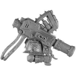 40K Chaos Space Marines Marines Missile Launcher Bits 