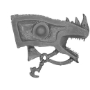 Warhammer ToW Bitz: Dark Elves - Drakespawn Knights - Cold One Head D2 - Dread Knight, Left