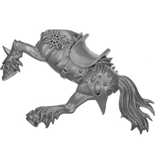 Warhammer AoS Bitz: Chaos - Marauder Horsemen - Torso E2 - Horse, Left