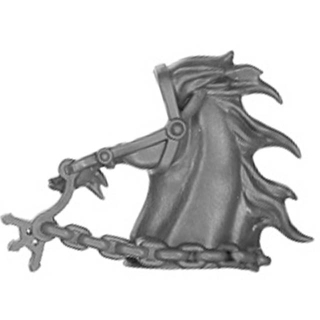 Warhammer AoS Bitz: Chaos - Barbarenreiter - Torso E3 - Pferd, Kopf