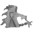 Warhammer AoS Bitz: Chaos - Barbarenreiter - Torso E3 - Pferd, Kopf
