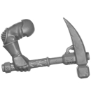 Warhammer 40k Bitz: Genestealer Cults - Atalan Jackals - Chassis B09 - Weapon, Power Pick