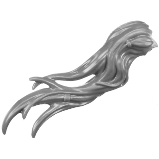 Warhammer AoS Bitz: Daughters of Khaine - Khinerai - Torso B09b - Hair, Lifetaker