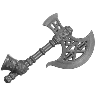 Warhammer AoS Bitz: Fyreslayers - Vulkite Berzerkers - Weapon A1 - Fyresteel Handaxe, Right