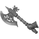 Warhammer AoS Bitz: Fyreslayers - Vulkite Berzerkers - Weapon B1 - Fyresteel Handaxe, Left