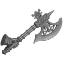 Warhammer AoS Bitz: Fyreslayers - Vulkite Berzerkers - Weapon B1 - Fyresteel Handaxe, Left