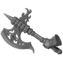 Warhammer AoS Bitz: Fyreslayers - Vulkite Berzerkers - Weapon B2 - Fyresteel Handaxe, Left