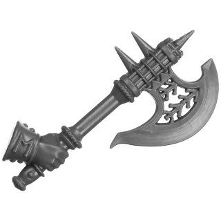 Warhammer AoS Bitz: Fyreslayers - Vulkite Berzerkers - Weapon A4 - Fyresteel Handaxe, Right