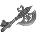 Warhammer AoS Bitz: Fyreslayers - Vulkite Berzerkers - Weapon B4 - Fyresteel Handaxe, Left