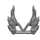 Warhammer AoS Bitz: Fyreslayers - Auric Runefather - Torso A4d - Magmadroth, Neck Horns