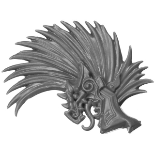Warhammer AoS Bitz: Fyreslayers - Auric Runefather - Torso D1c - Auric Runefather, Helmet Crest, Left
