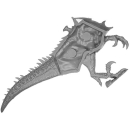Warhammer ToW Bitz: Dunkelelfen - Echsenstreitwagen - Kampfechse B2 - Torso, Links
