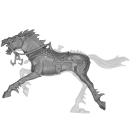 Warhammer ToW Bitz: Dark Elves - Drakespawn Chariot - Dark Steed A2 - Torso, Left