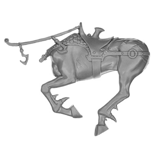 Warhammer ToW Bitz: Dunkelelfen - Echsenstreitwagen - Dunkelelfenross B1 - Torso, Links